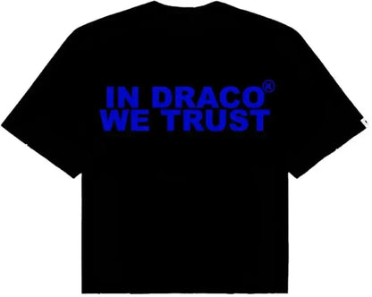 Designer Men'S T Shirts in Draco We Trust Letter Print Summer T-Shirt High Quality Harajuku Casual Fashion Short Sleeve Couple Oversized Streetwear