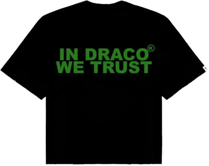 Designer Men'S T Shirts in Draco We Trust Letter Print Summer T-Shirt High Quality Harajuku Casual Fashion Short Sleeve Couple Oversized Streetwear