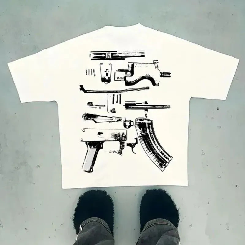 Designer Men'S T Shirts in Draco We Trust Letter Print Summer T-Shirt High Quality Harajuku Casual Fashion Short Sleeve Couple Oversized Streetwear